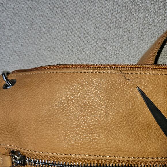 Fossil Soft Vintage Shoulder Bag Crossbody Plyable Leather Clean 12x15 - Picture 10 of 10